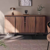 COLE Walnut Wood Veneer Sideboard